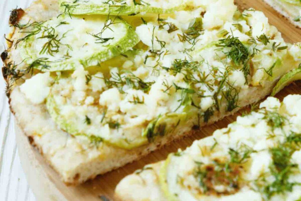 Pizza con zucchine fatta in casa